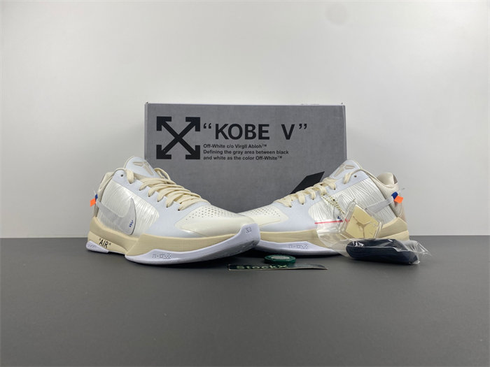 Nike Kobe 5 Protro Undefeated Rice White  DB4796-101